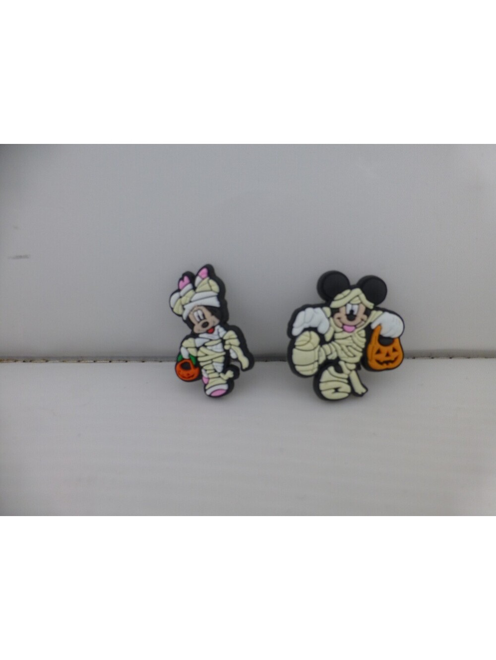 Disney Minnie & Mickey Mouse Halloween Mummies Jibbitz Shoe Charms - I53